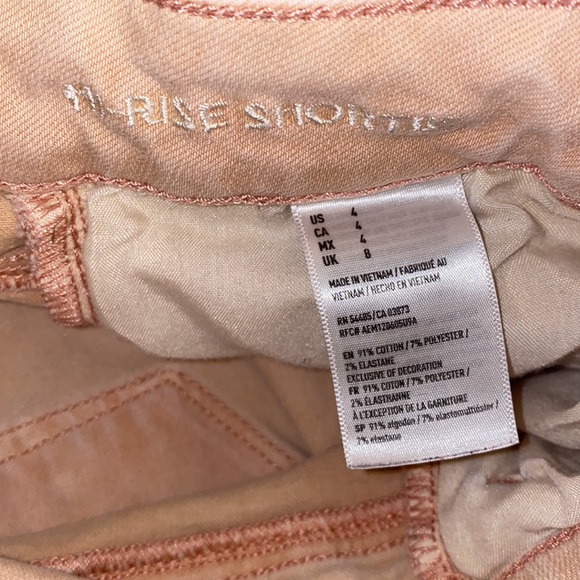 AEO SUPER SUPER STRETCH HI-RISE SHORTIE SHORTS - Picture 4 of 5